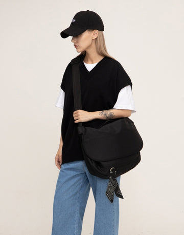 Paisley Bandana Keyring Cross Messenger Bag